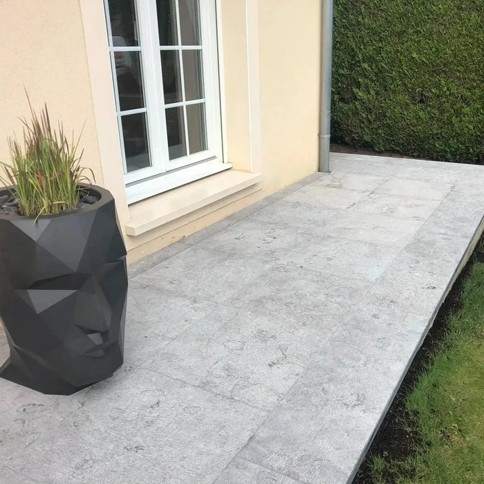 Terrasse aus Blaustein Blue Stone in Forbach