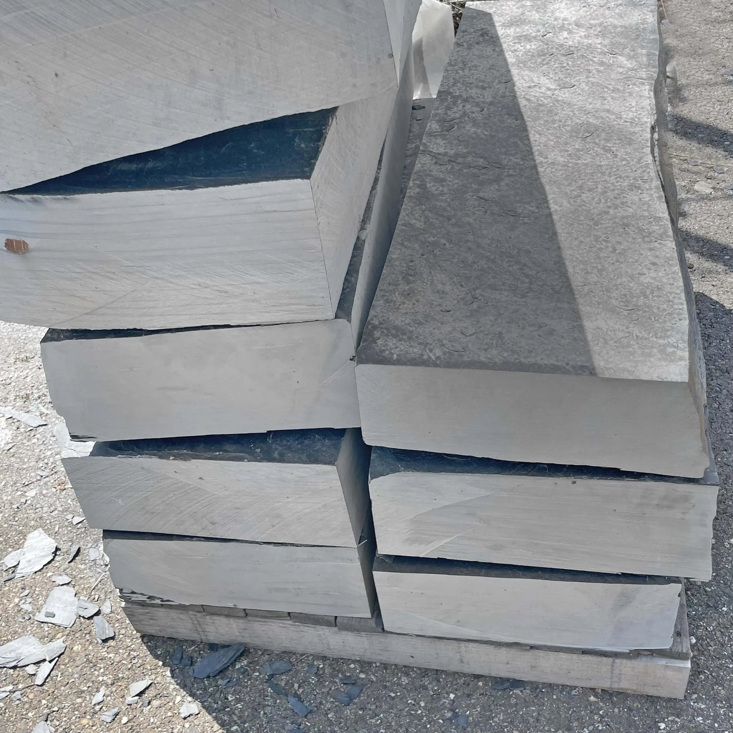 Bloc marche en Ardoise naturelle # 100 x 35 x 15 cm