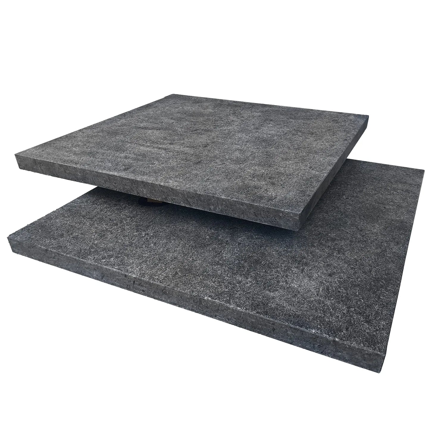 Schwebende Stufe Granit JADE BLACK - 120x120x7 cm