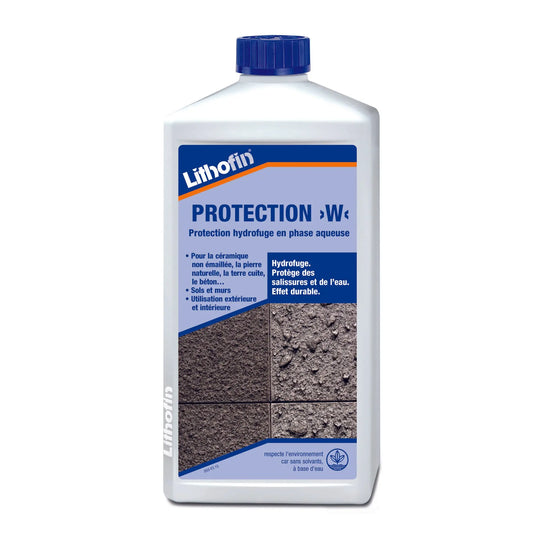 Imperméabilisant pour pierre naturelle - LITHOFIN Protection W - Minéral Pierre Naturelle