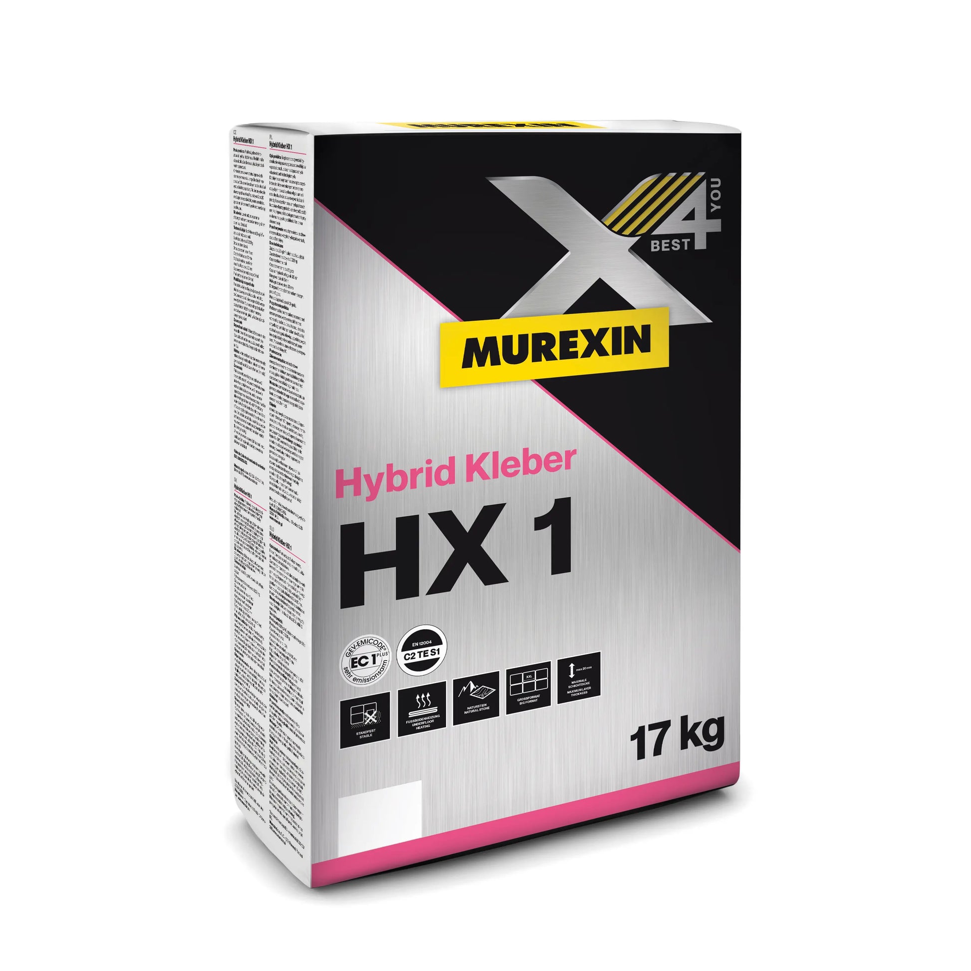 Mortier colle flexible pour grands formats (XXL) - MUREXIN HX1 - Minéral Pierre Naturelle