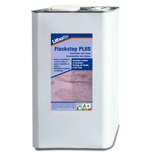 Imprägnierung + Fleckschutz – LITHOFIN MN + Farbvertiefer – LITHOFIN Fleckstop Plus – Minéral Naturstein