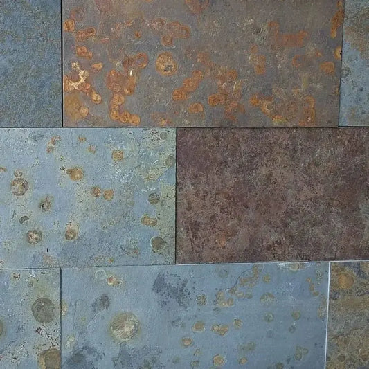 Dallage en SCHISTE FERRUGEM - Minéral Pierre Naturelle