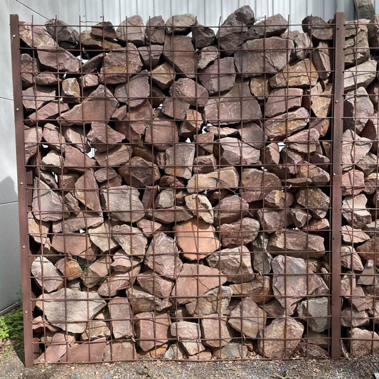 Grès en QUARTZITE ROUGE Minéral pierre naturelle