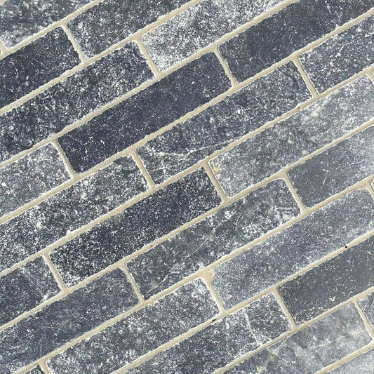 Pavé briquette en Pierre Bleue OCEAN BLUE Minéral pierre naturelle
