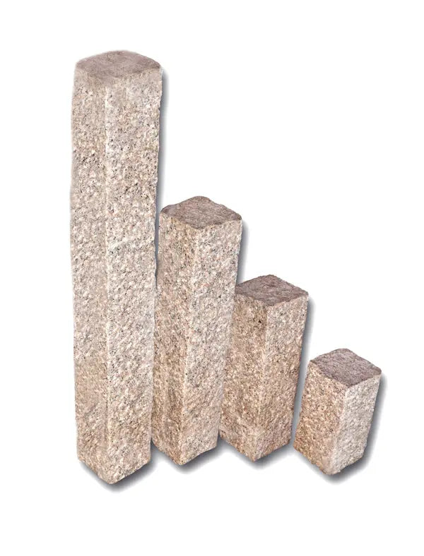 Palissade en granit ROSA DORA - Minéral Pierre Naturelle