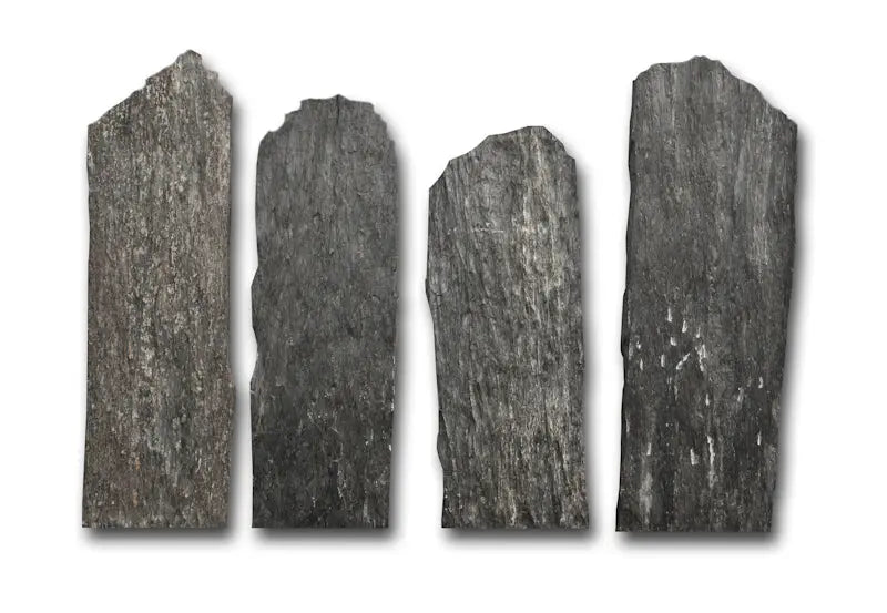 Brise vue en schiste BLACK SLATE AZUL bords bruts - Minéral Pierre Naturelle
