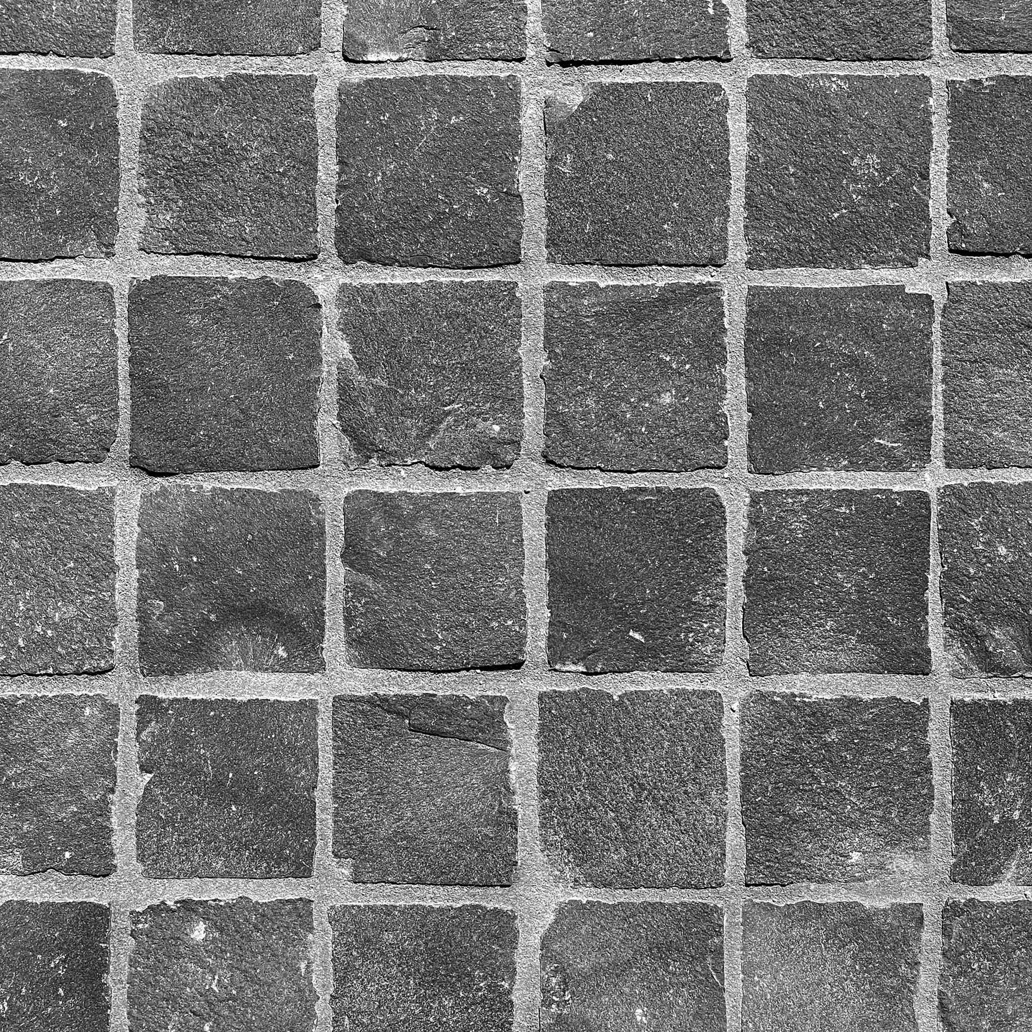 Pflaster BASALT SUPER BLACK gespalten