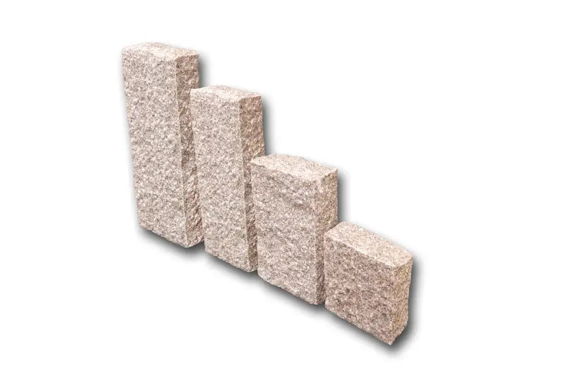 Palissade en granit ROSA DORA - Minéral Pierre Naturelle