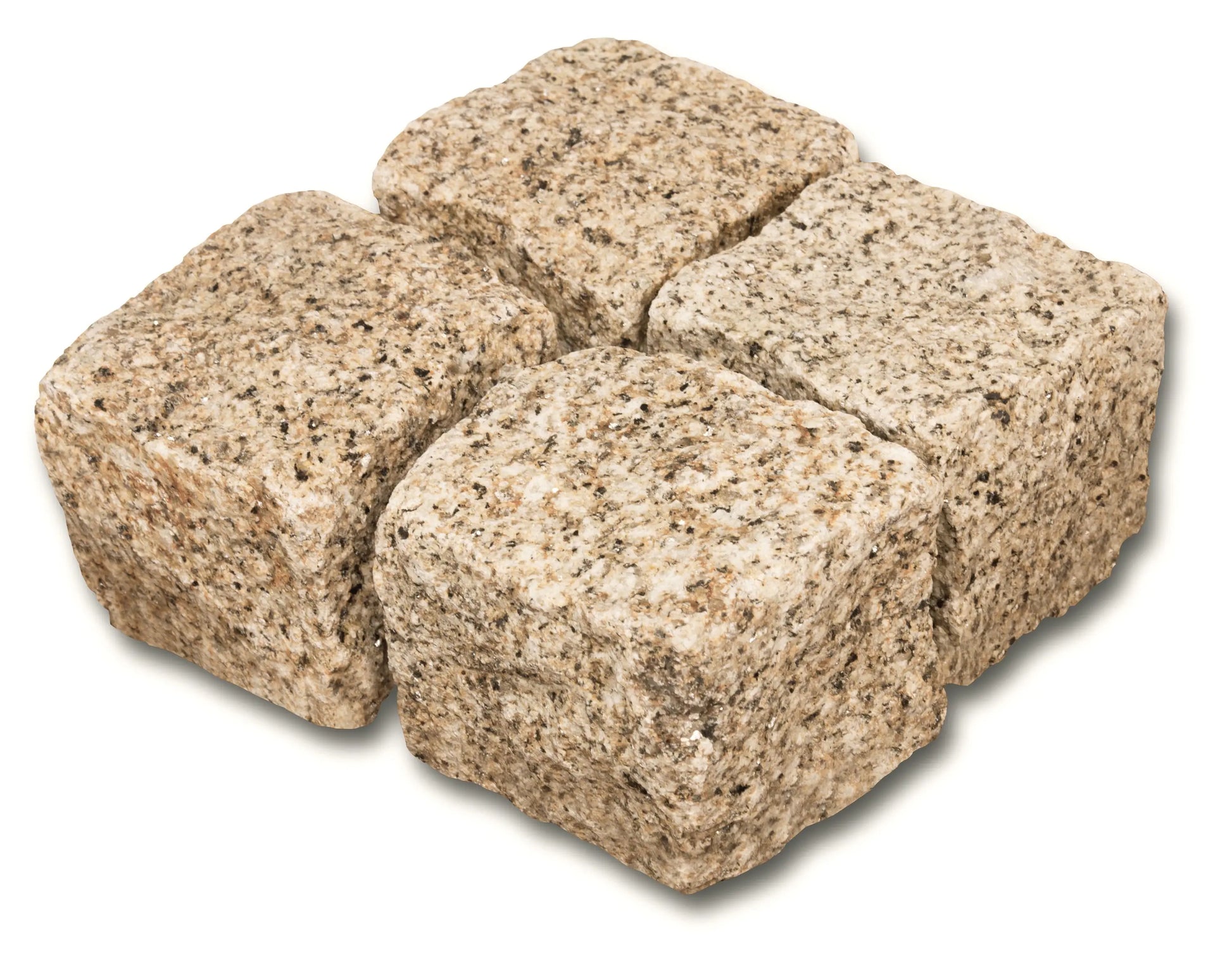 Pavé en granit JAUNE SAVANE - Minéral Pierre Naturelle