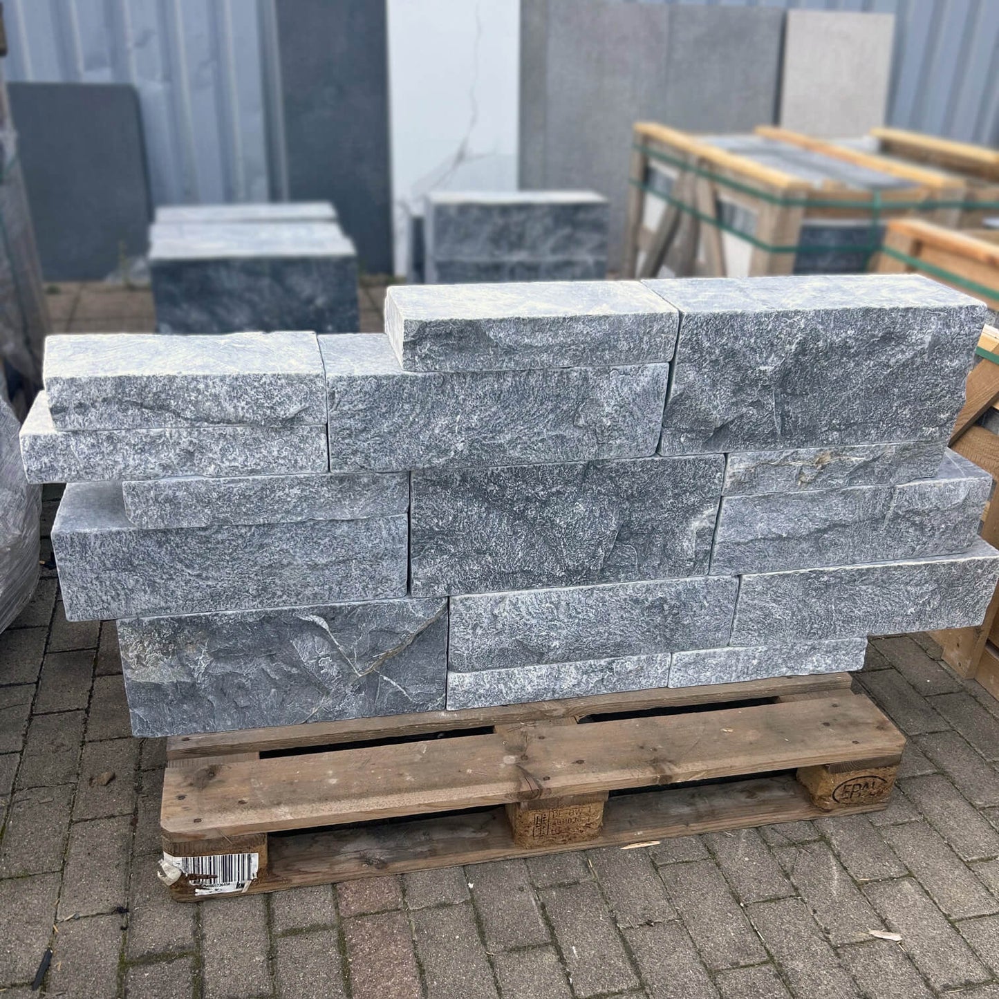 Brique en pierre bleue OCEAN BLUE - Minéral Pierre Naturelle