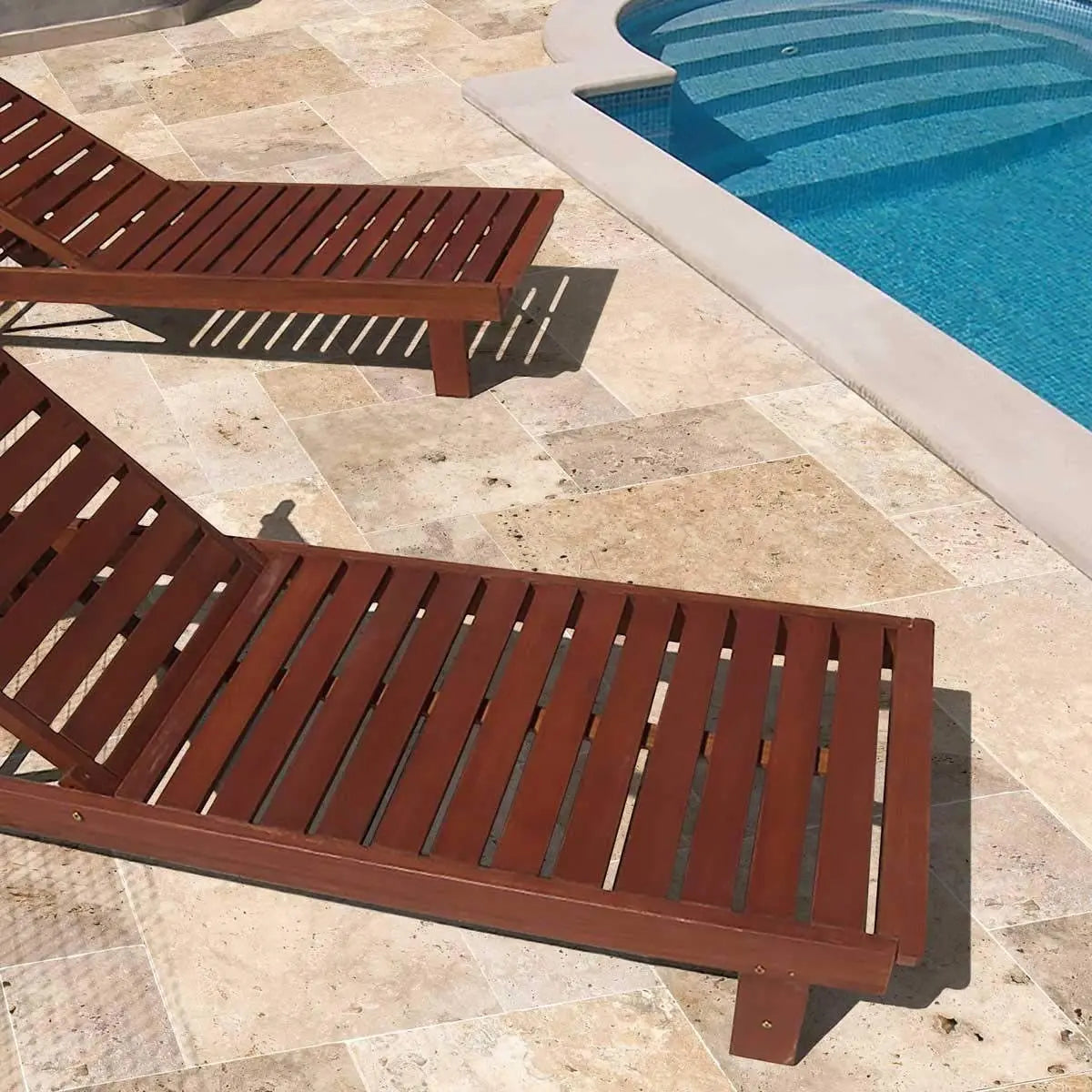 Dallage extérieur en TRAVERTIN RUSTIC - Minéral Pierre Naturelle