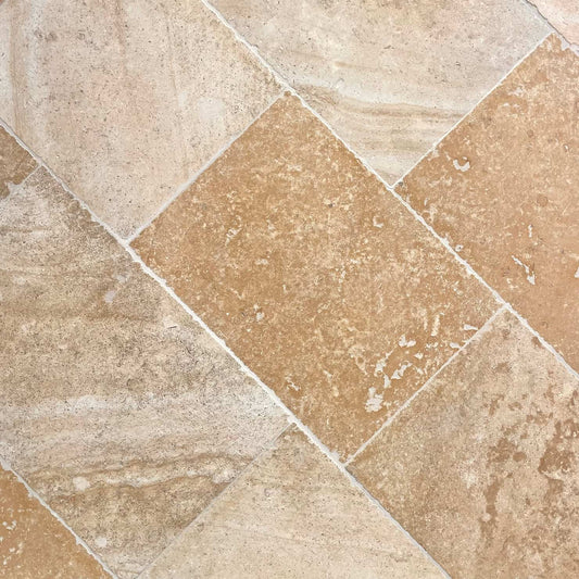 Dallage en pierre calcaire CHANCEAUX MIX - Minéral Pierre Naturelle