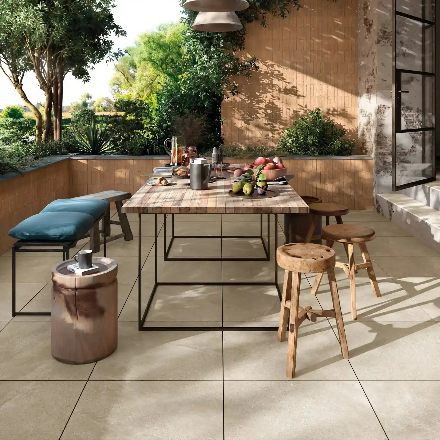 Outdoor-Fliese in Steinoptik MONTEREY – 2 cm – Minéral Naturstein