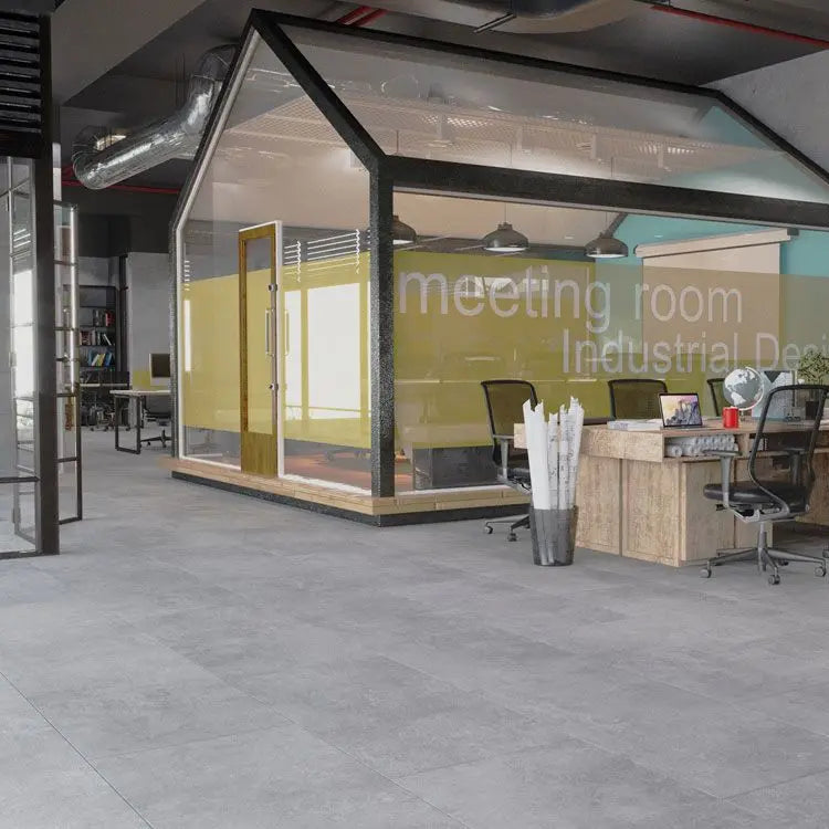 Feinsteinzeug in Betonoptik REAL BETON – 60 x 60 x 2 cm | Außenbereich | Keramikfliese | Oberfläche: Betonoptik | Rutschhemmung: R11 | Farbe: grau | Kanten: rektifiziert | Gewicht: 17,20 kg/Platte bzw. 1.100 kg/Palette (23,04 m²)