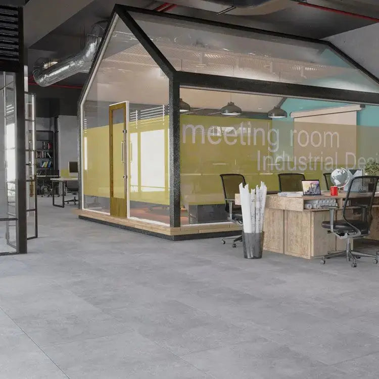 Feinsteinzeug in Betonoptik REAL BETON – 60 x 60 x 2 cm | Außenbereich | Keramikfliese | Oberfläche: Betonoptik | Rutschhemmung: R11 | Farbe: grau | Kanten: rektifiziert | Gewicht: 17,20 kg/Platte bzw. 1.100 kg/Palette (23,04 m²)