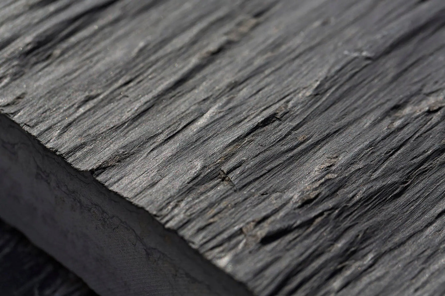 Barrette calibrée en schiste BLACK SLATE AZUL - Minéral Pierre Naturelle