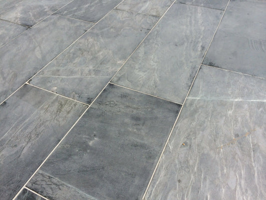 Dallage en PHYLLITE brossé - Minéral Pierre Naturelle