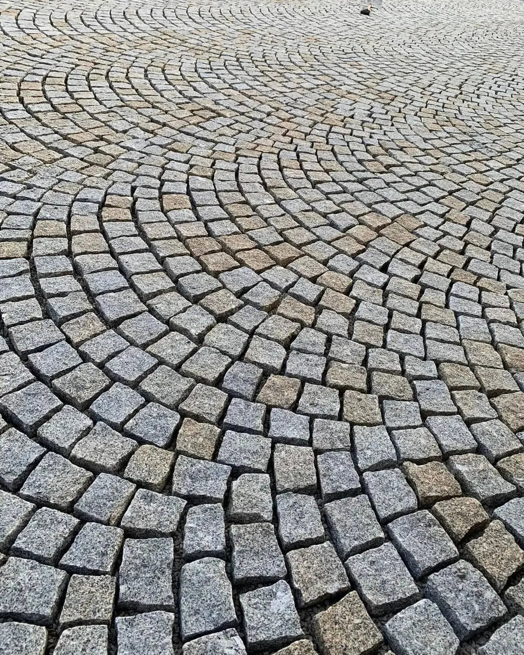 Pflaster Granit MIX Grau-Gelb