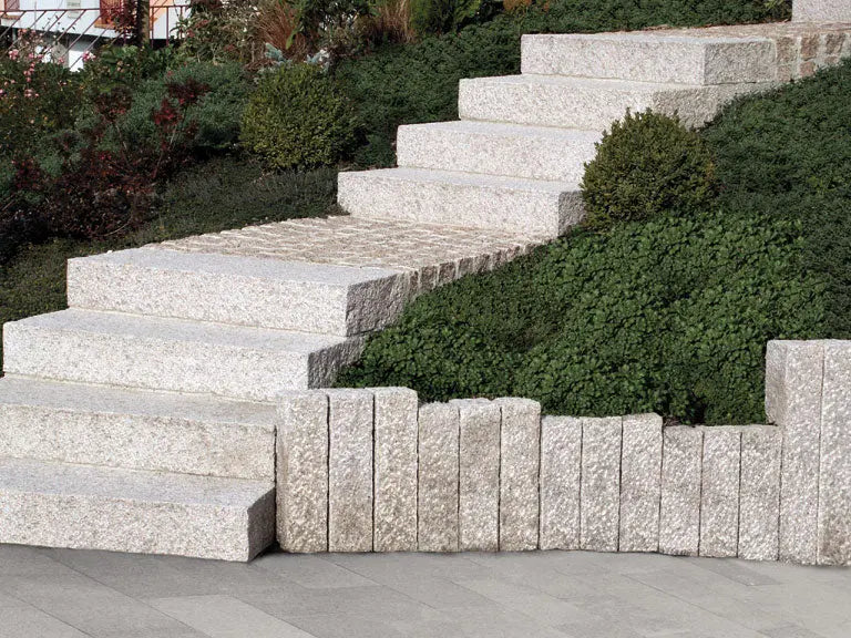 Palissade en granit ROSA DORA - Minéral Pierre Naturelle