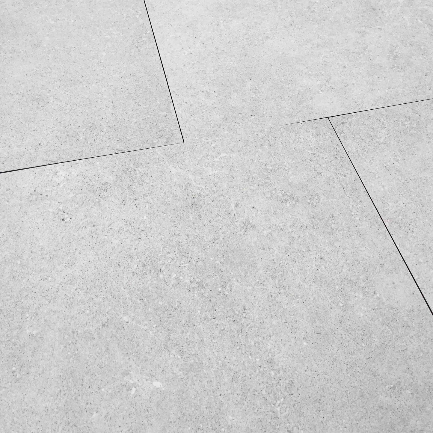 Grès cérame effet pierre PRO PI 01 WHITE - 60 x 60 x 2 cm - Minéral Pierre Naturelle