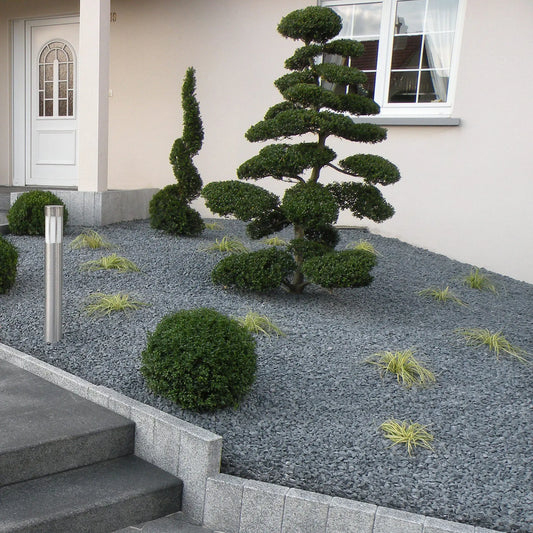 Gravier concassé gris en PORPHYRE - Minéral Pierre Naturelle