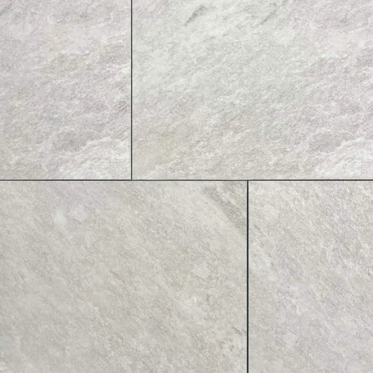 Keramik effet QUARTZIT LIGHT GREY - 60 x 60 x 2 cm - Minéral Naturstein