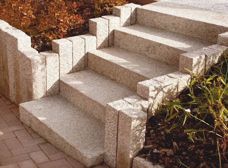 Palissade en granit ROSA DORA - Minéral Pierre Naturelle