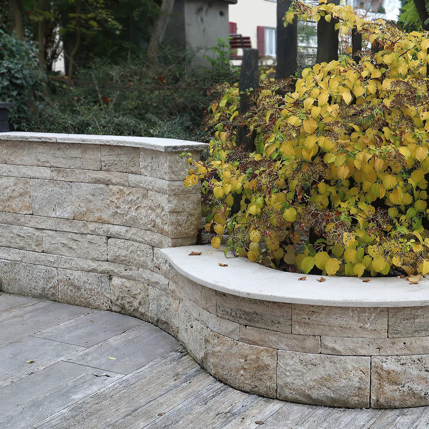 Briques en TRAVERTIN MIX - Minéral Pierre Naturelle