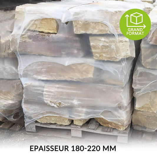 Blocs de soutènement MUREUSE DE L'YONNE - Minéral Pierre Naturelle