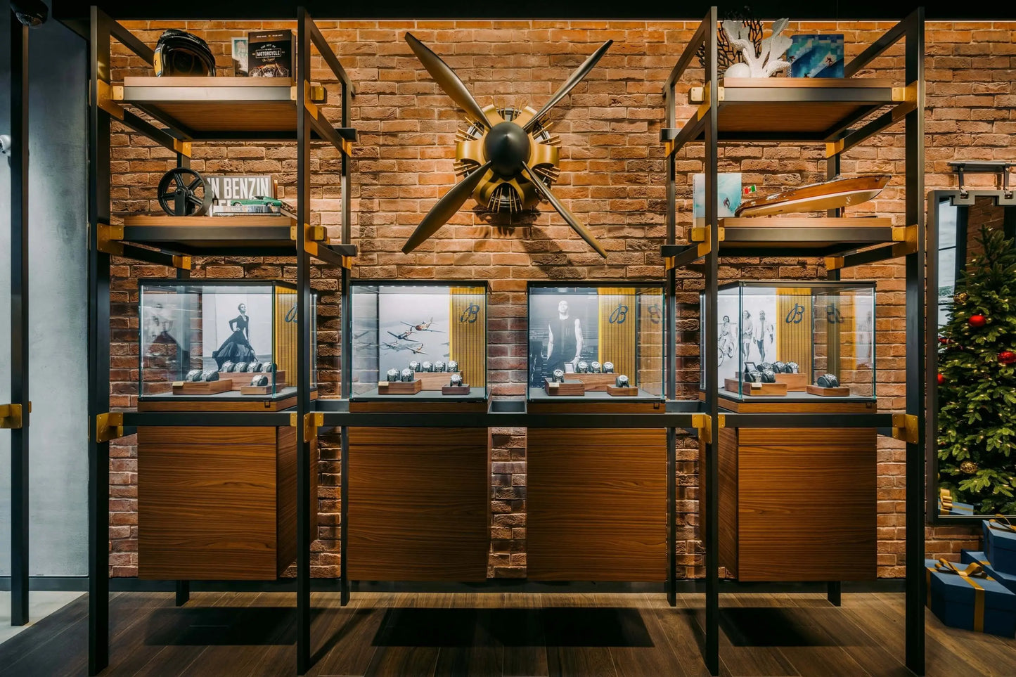 Brique de parement en terre cuite BROOKLYN - Pierre naturelle brun/marron - mur