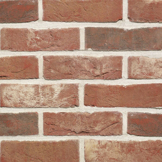 Brique de parement en terre cuite BROOKLYN - Pierre naturelle brun/marron - mur