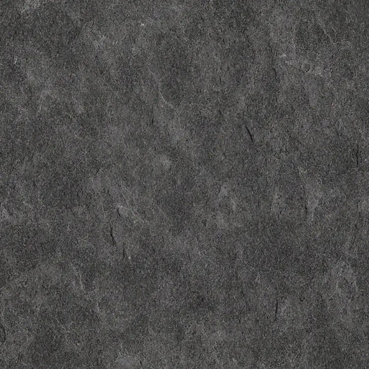 Couvre mur / couvertine en BASALTE SUPER BLACK sans larmiers, finition flammée, 60x40x3 cm - Zoom texture