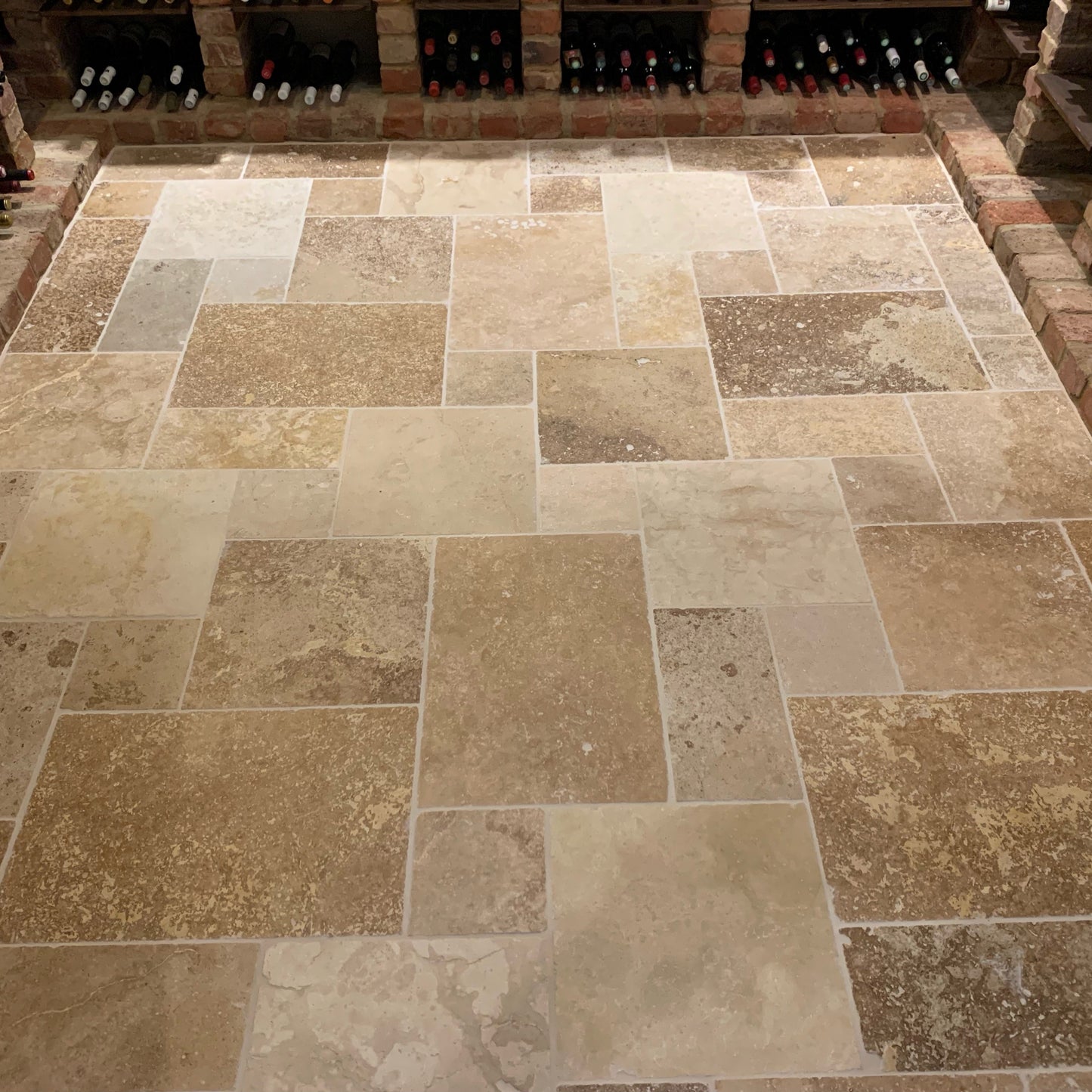 Bodenplatte TRAVERTIN RUSTIC MIX