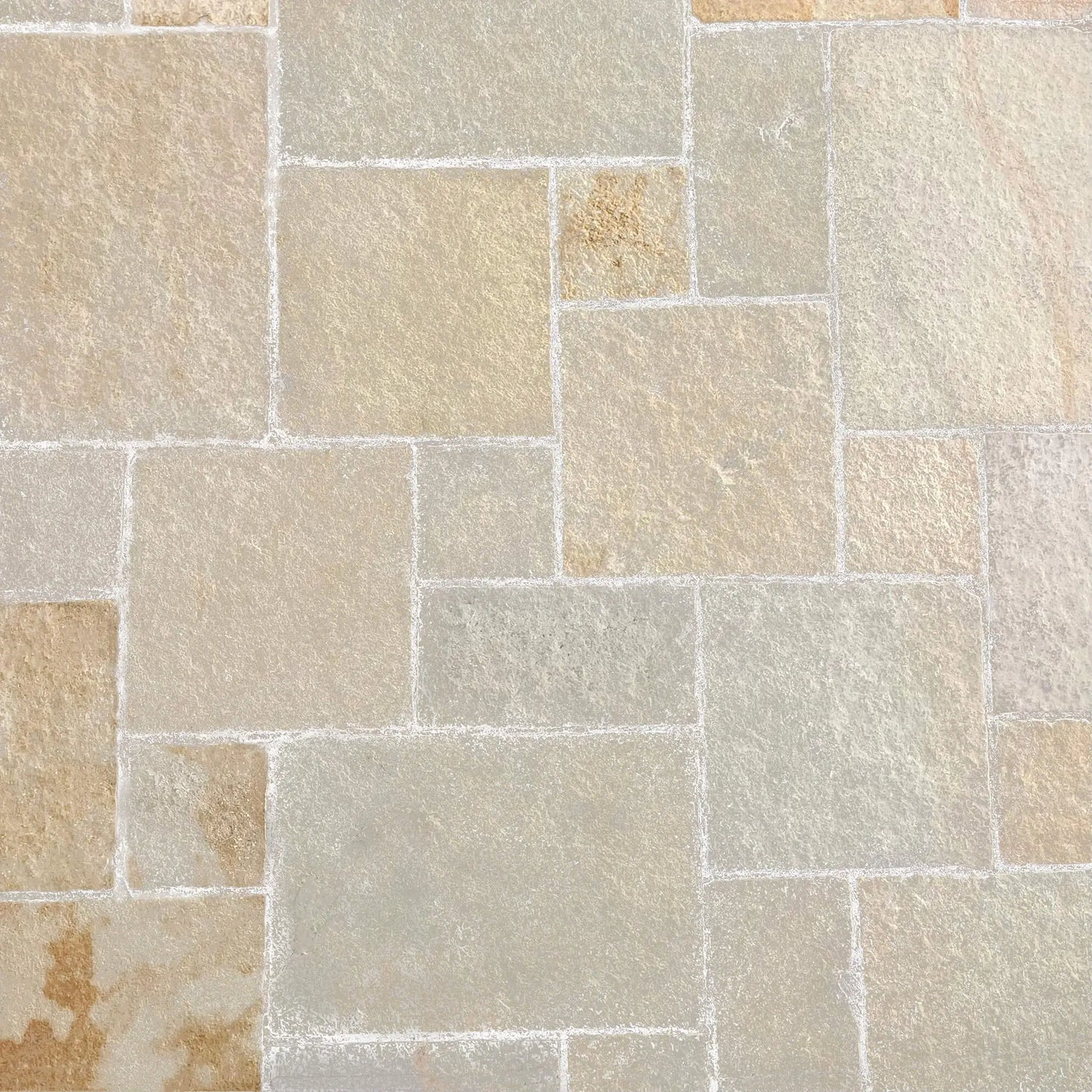 Dallage en pierre calcaire LIMA BEIGE Bords bruts - Minéral Pierre Naturelle