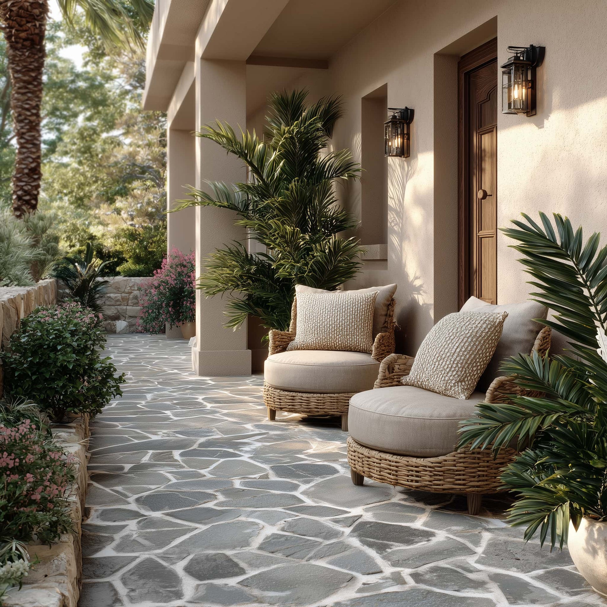 Opus Incertum en QUARTZITE ADRIATICO - Minéral Pierre Naturelle