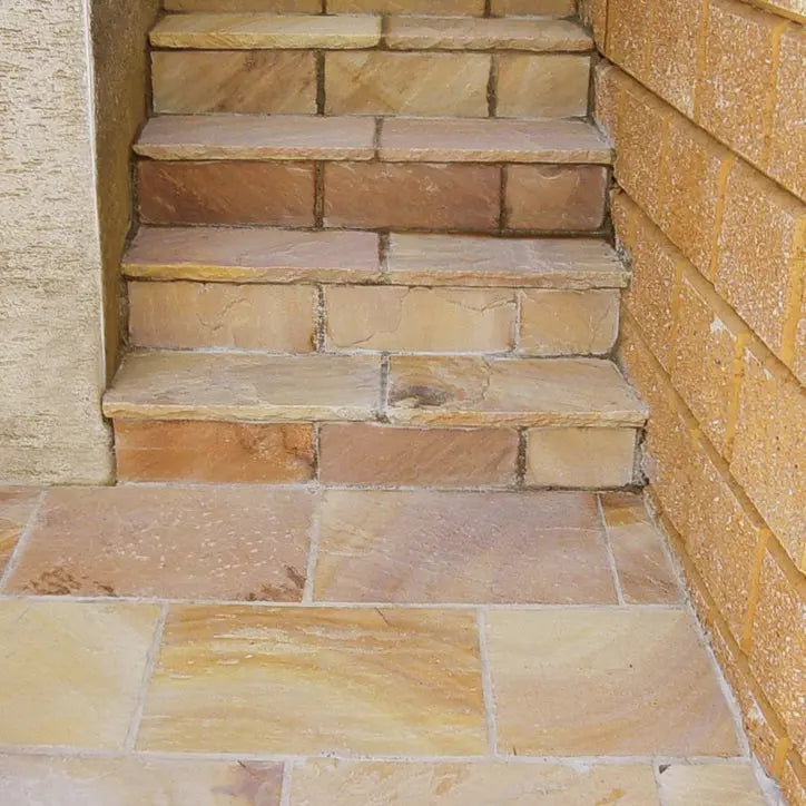 Dallage en grès DORATO - Minéral Pierre Naturelle