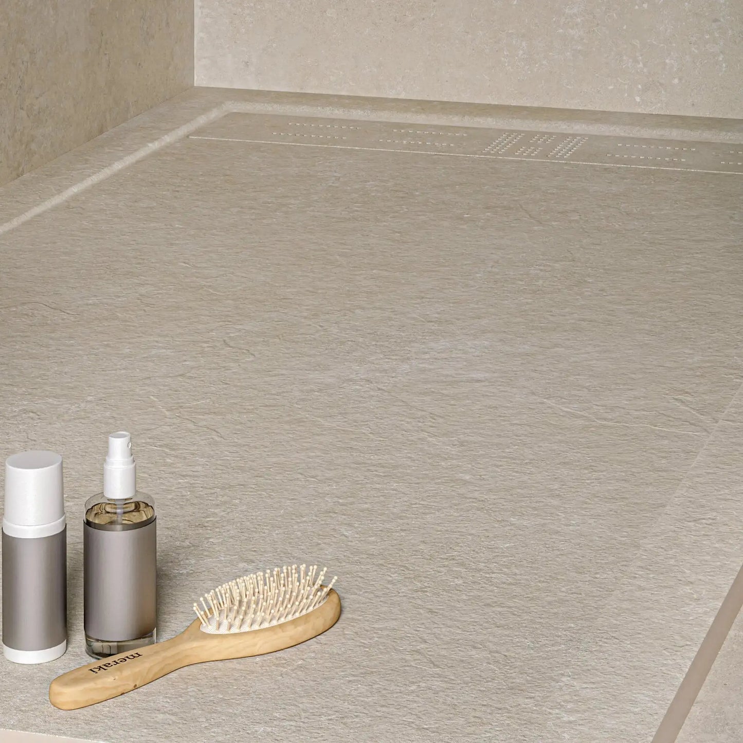 Carrelage effet béton TOWN CREAM - 120 x 60 cm Minéral pierre naturelle