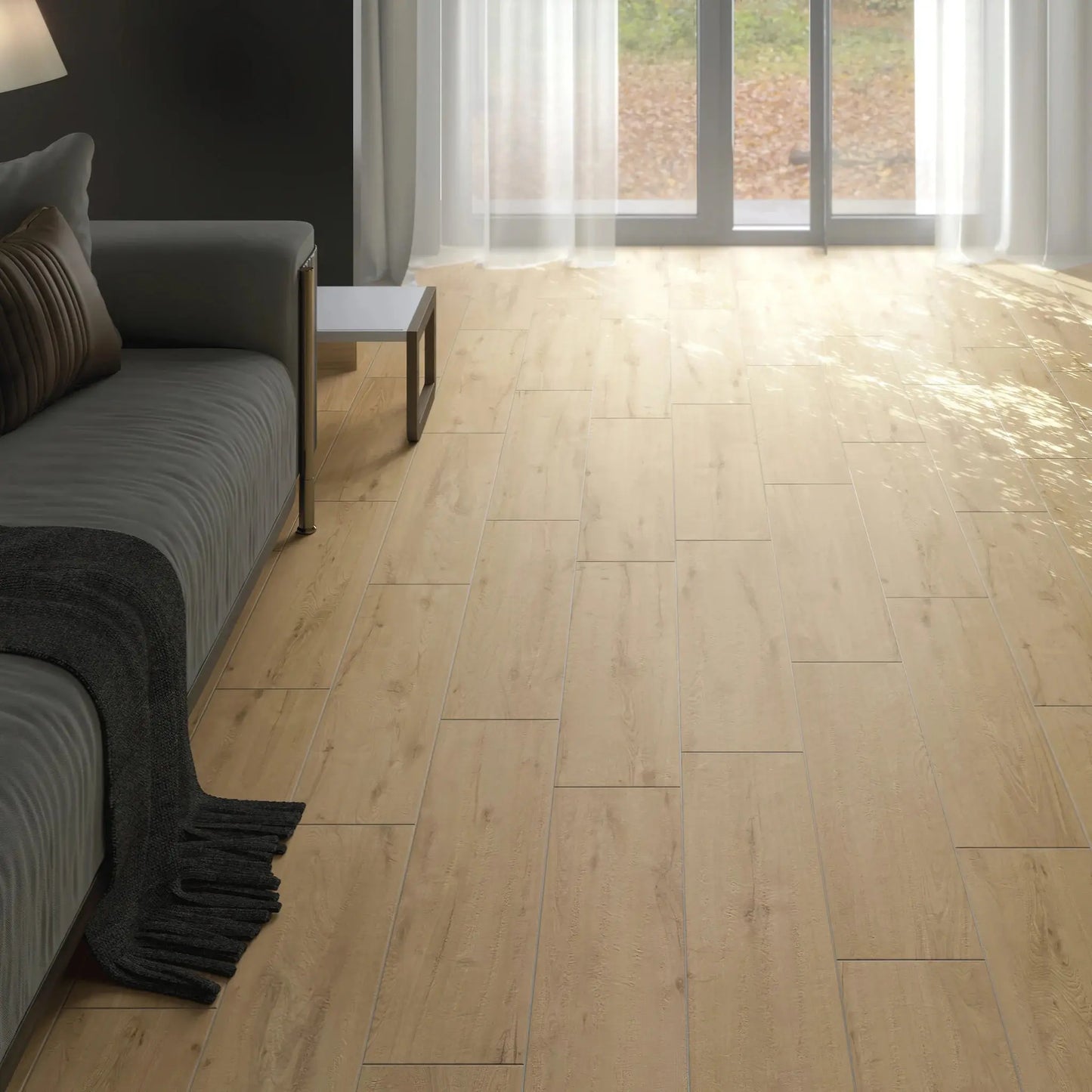 Fliese in Holzoptik YOAK – 120 x 30 cm – Minéral Naturstein