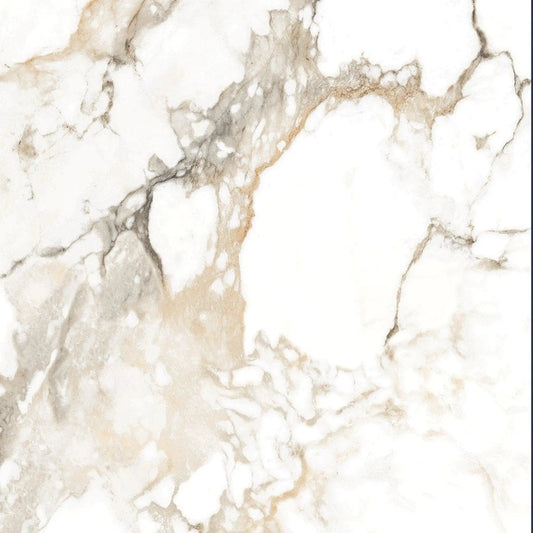 Carrelage effet marbre HOLLAND ICE - 80 x 80 cm Minéral pierre naturelle