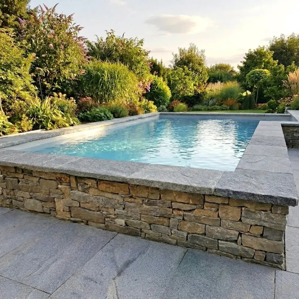 Margelle en quartzite ADRIATICO Minéral pierre naturelle