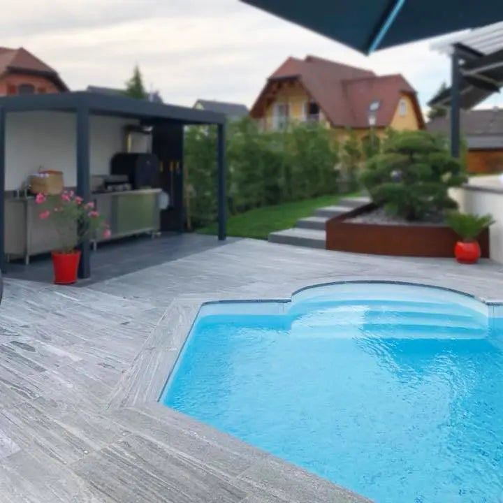 Dallage en granit MOUNTAIN GREY - Minéral Pierre Naturelle