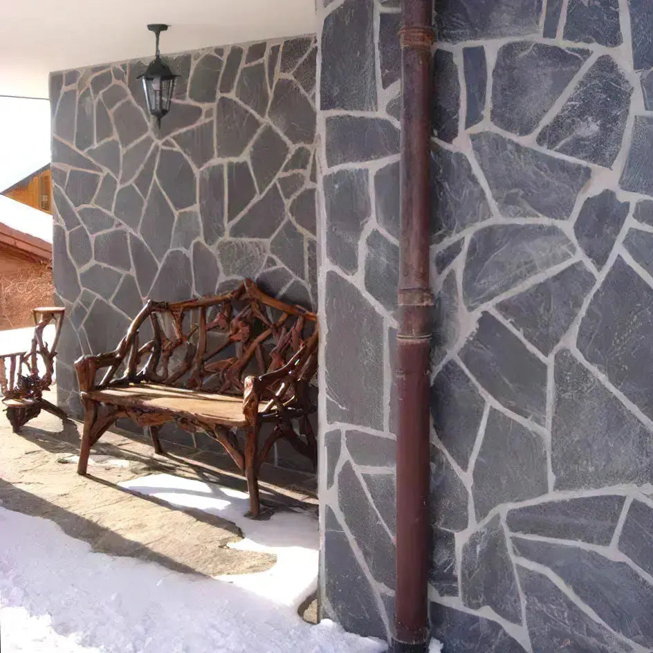 Opus incertum en PHYLLITE - Minéral Pierre Naturelle