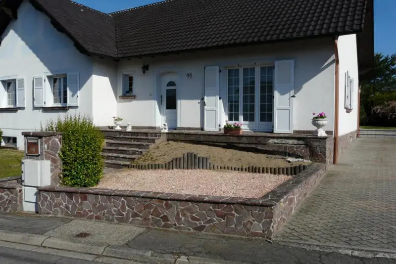 Opus Incertum en PORPHYRE - Minéral Pierre Naturelle