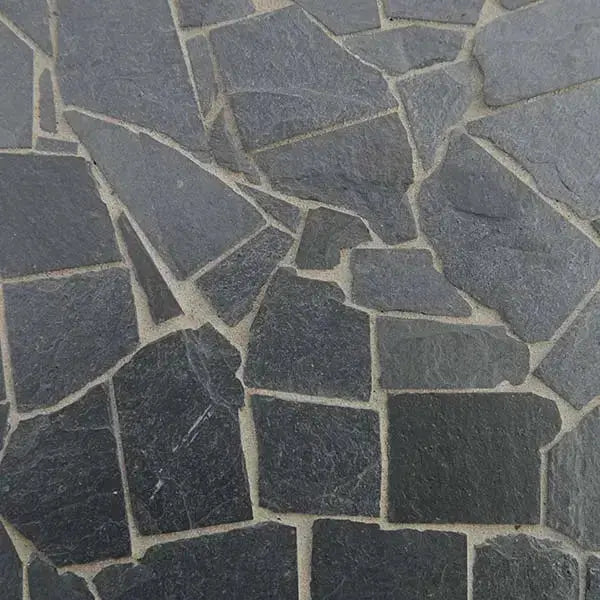 Opus incertum en PHYLLITE - Minéral Pierre Naturelle