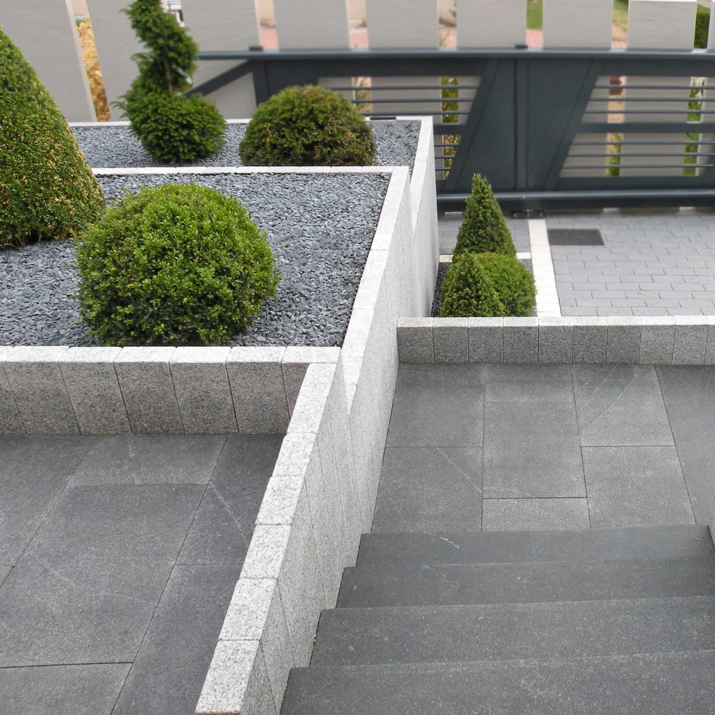 Palissade en granit SILVERSAND Minéral pierre naturelle