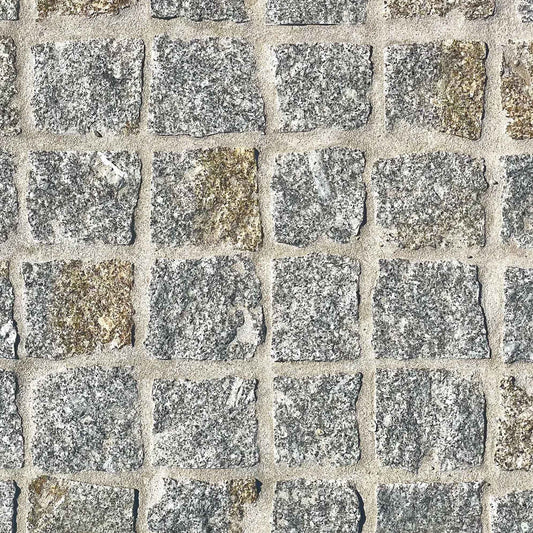 Pflaster Granit MIX grau jaune - Minéral Naturstein