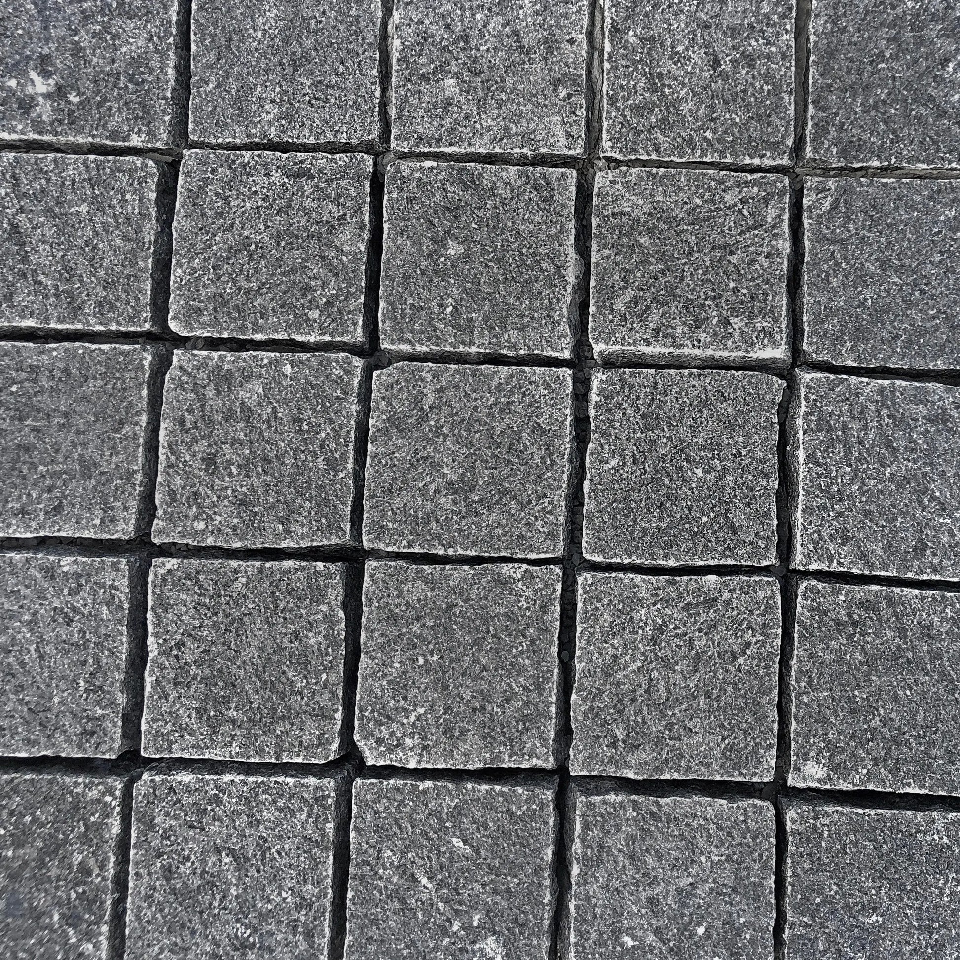 Pavé en granit JADE BLACK - Minéral Pierre Naturelle