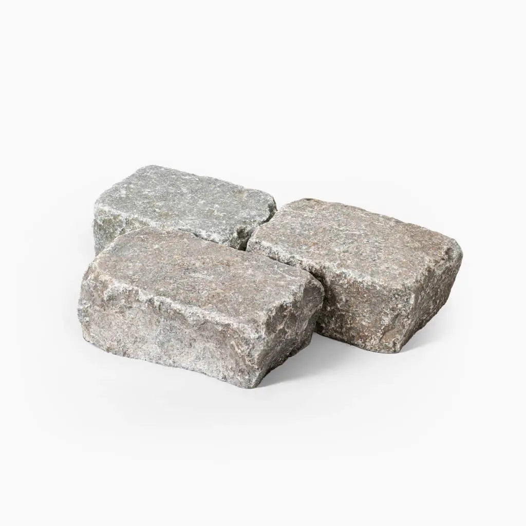 Pavé ancien de récupération en PORPHYRE - Minéral Pierre Naturelle