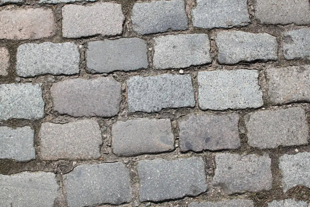 Pavé ancien de récupération en PORPHYRE - Minéral Pierre Naturelle